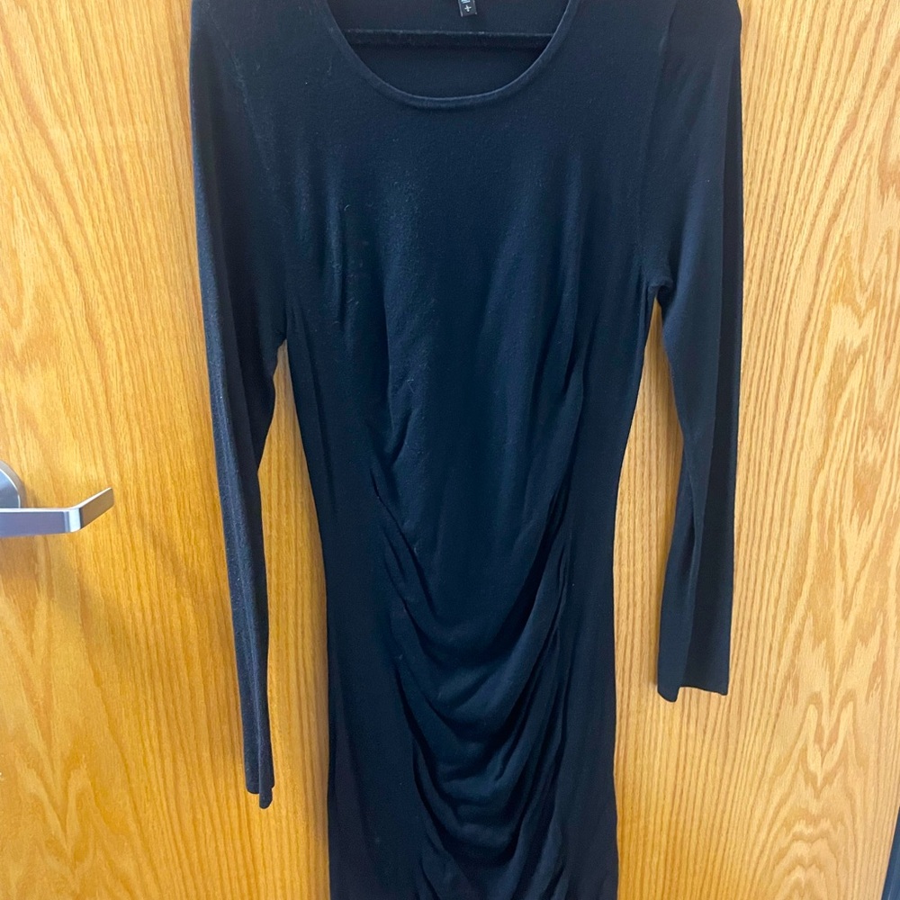 Black express long sleeve dress